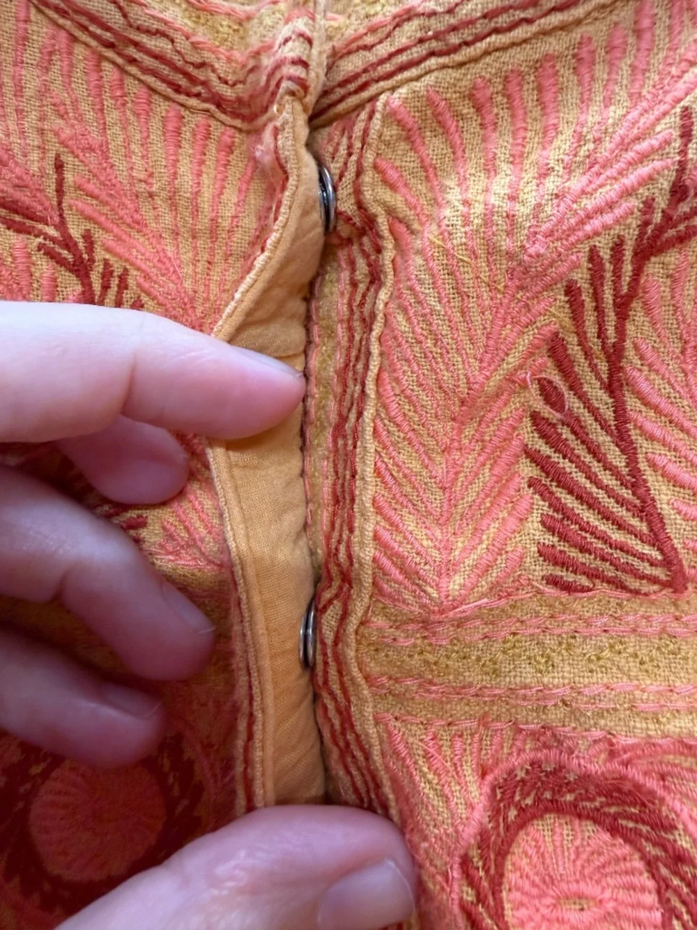 Free People Iggie Embroidered Top - size M